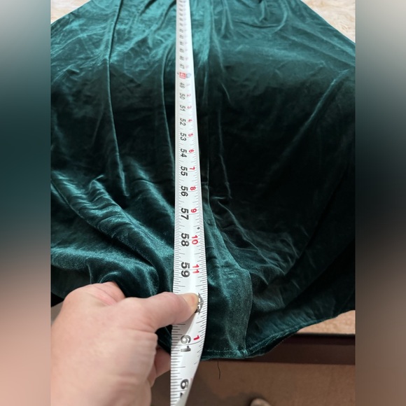 Adrianna Papell Women's Beaded Velvet Mermaid Gown hunter green size 14 NWT - Picture 5 of 16